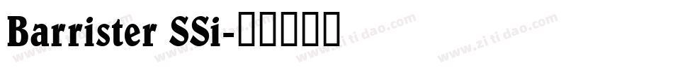 Barrister SSi字体转换